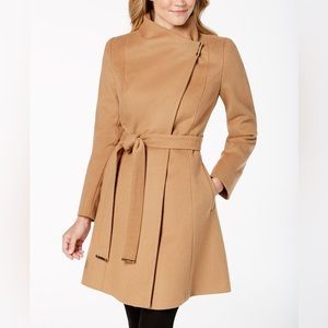 Michael Kors Wool Blend Camel Coat - Medium